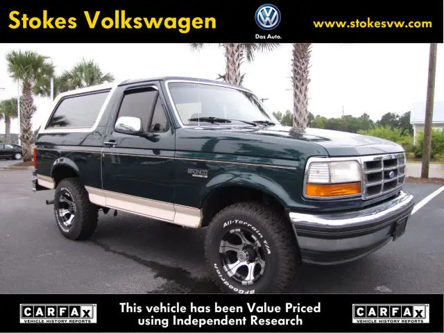 1993 ford bronco eddie bauer sport utility 2-door 5.8l
