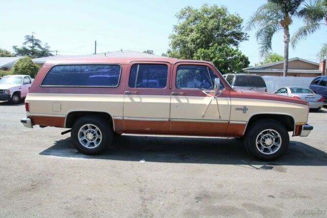 rare! 1983 chevrolet suburban truck 2500 deluxe c20 7.4l 454 big block engine