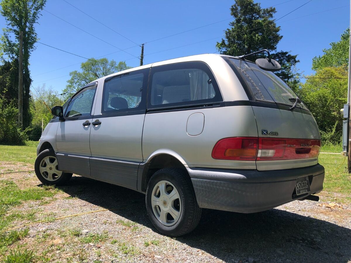 93 toyota estima emina 4x4 turbo diesel automatic van only 44k miles!