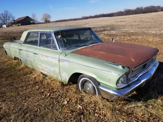 1963 ford galaxie 4-door - complete & pretty solid