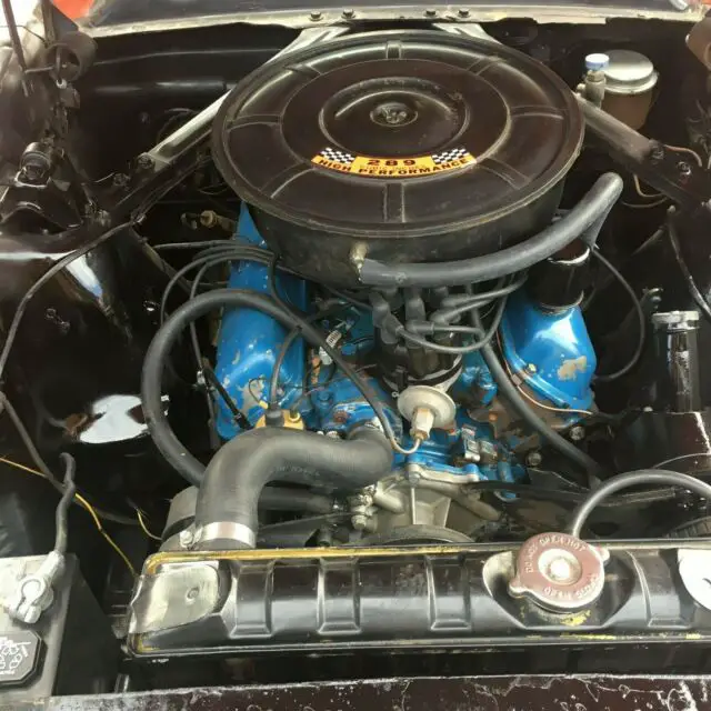 rs 1965 mustang. 289 motor. rally original wheels & steering wheel