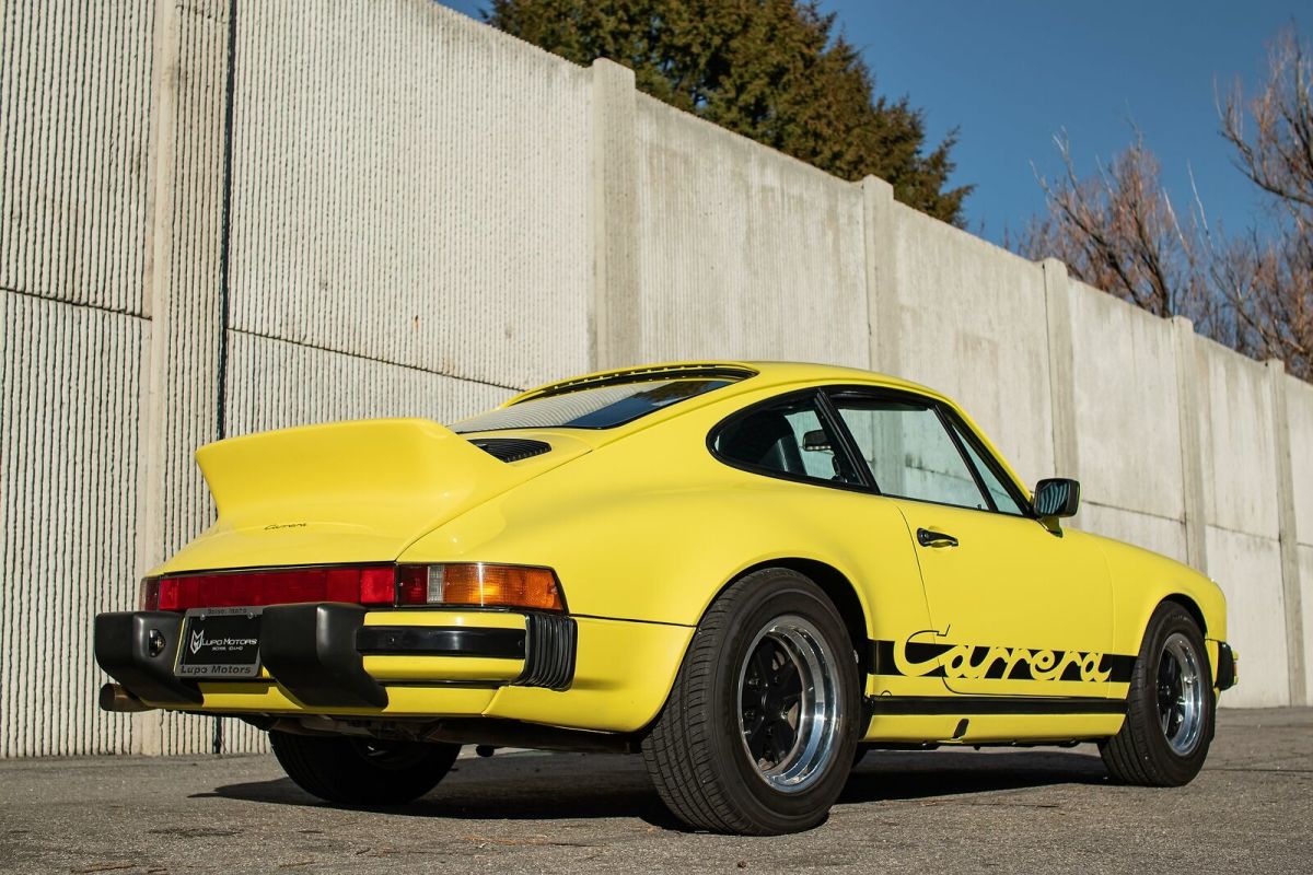 1975 porsche 911s 5,000 miles light yellow coupe 3.2l flat six manual