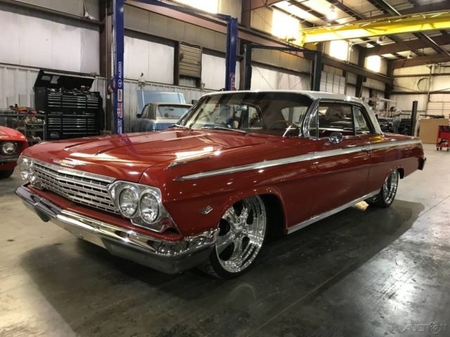 1962 chevrolet impala coupe, 327ci v8 300hp, 700r4 automatic transmission, rwd