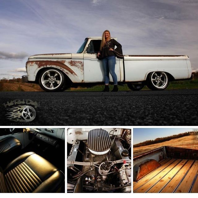 1966 ford f100 hot rat street rod pro touring patina shop truck pickup restomod