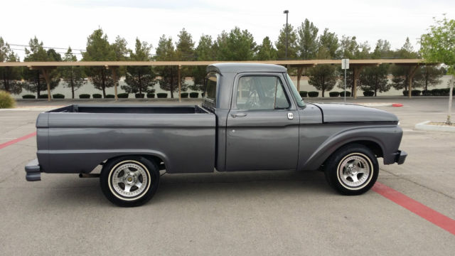 1966 ford f100 short bed 3 on the tree slant6 runs and drives great daily driver