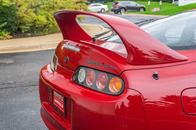 1993.5 toyota supra premier edition mkiv twin turbo 1 owner red/tan all stock!
