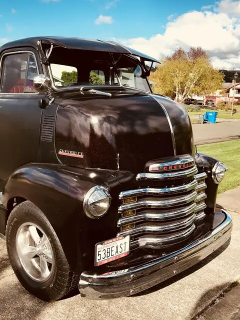 1953 chevrolet coe cab over engine truck - one of the first ever modified