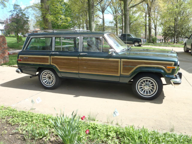 1991 wagoneer ! hunter green! low 68k documented miles! the ultimate wagoneer!