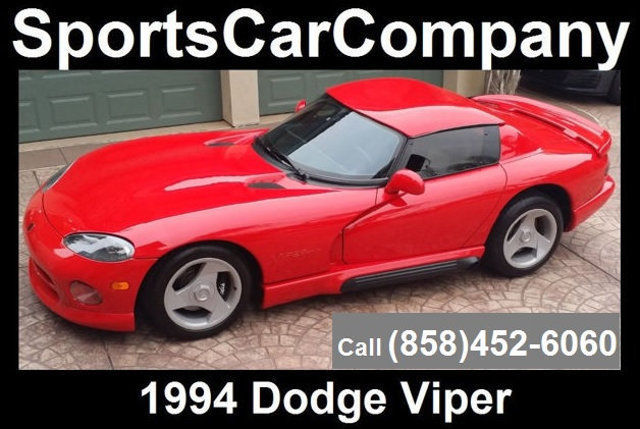 1994 dodge viper rt/10 roadster just 26k miles true supercar buy it now!