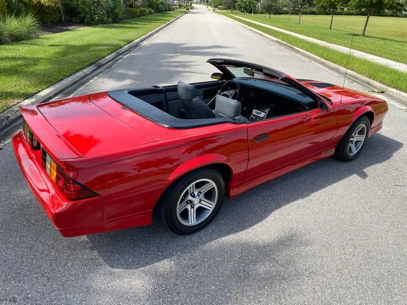 chevrolet camaro iroc z convertible