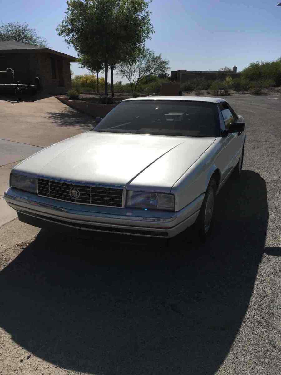 1989 cadillac allante convertible white fwd automatic