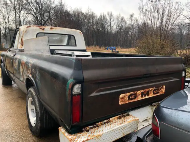 1967 gmc c-15 pickup green rwd automatic