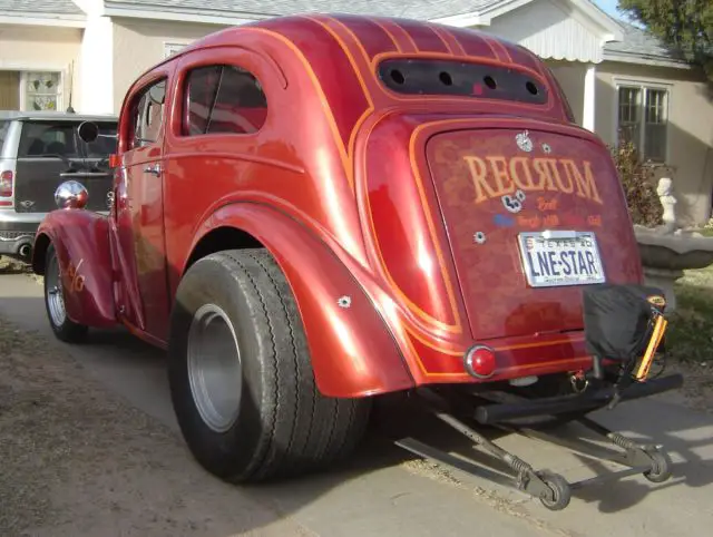 1948 english ford anglia chop top gasser big block chevy motor with title