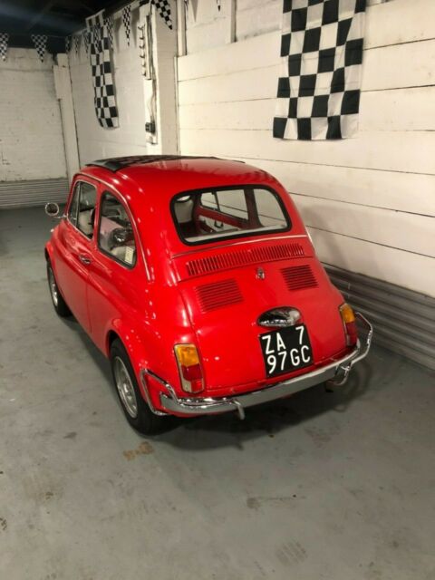 1969 fiat 500 red 650cc engine fully restored custom interior mint condition