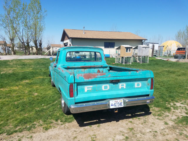 1965 ford truck - short bed - run drives