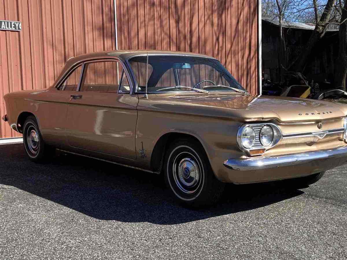 1964 chevrolet corvair sportscar brown rwd manual monza spyder