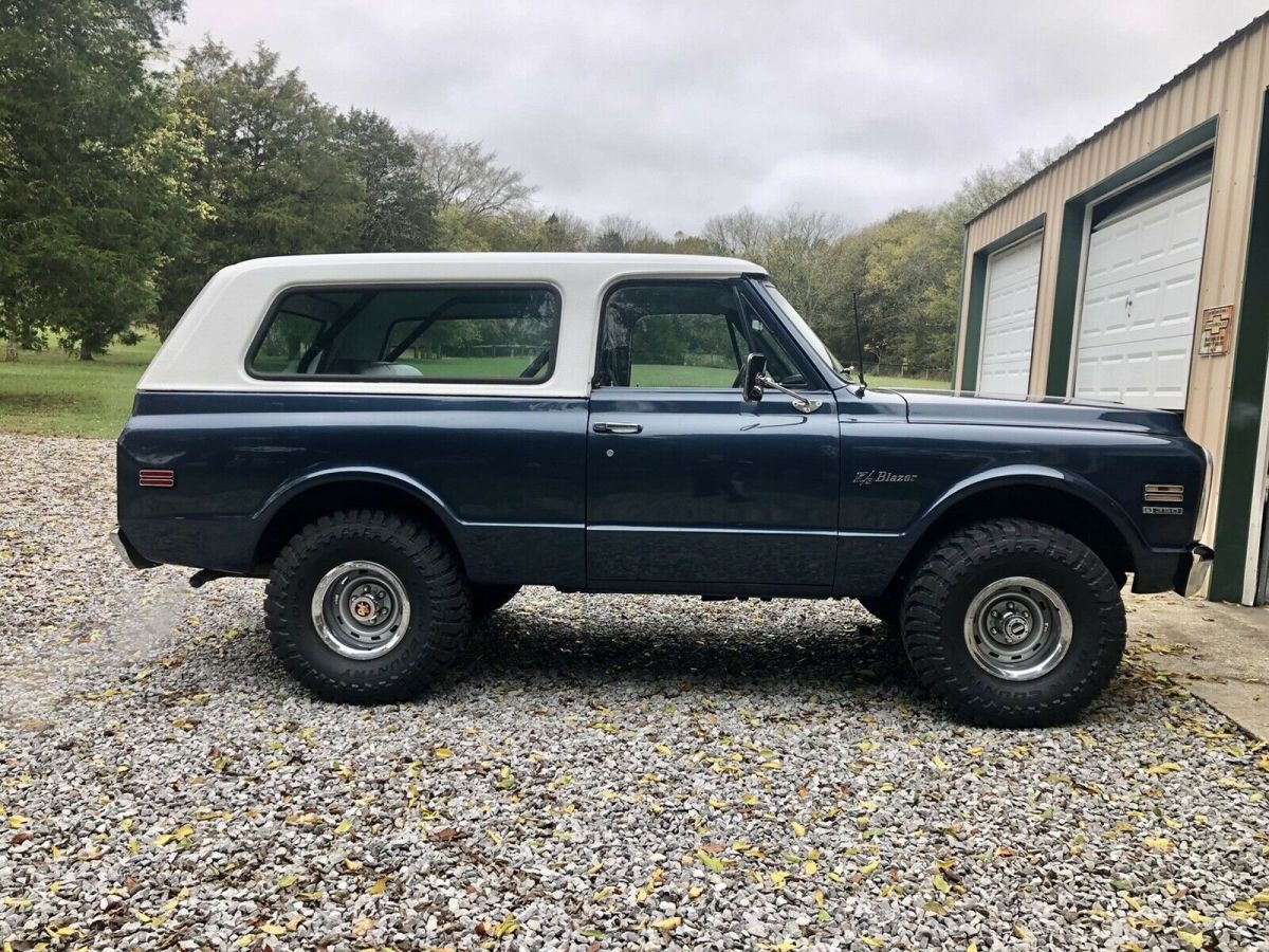 1970 chevrolet blazer k5 suv blue 4wd automatic k5
