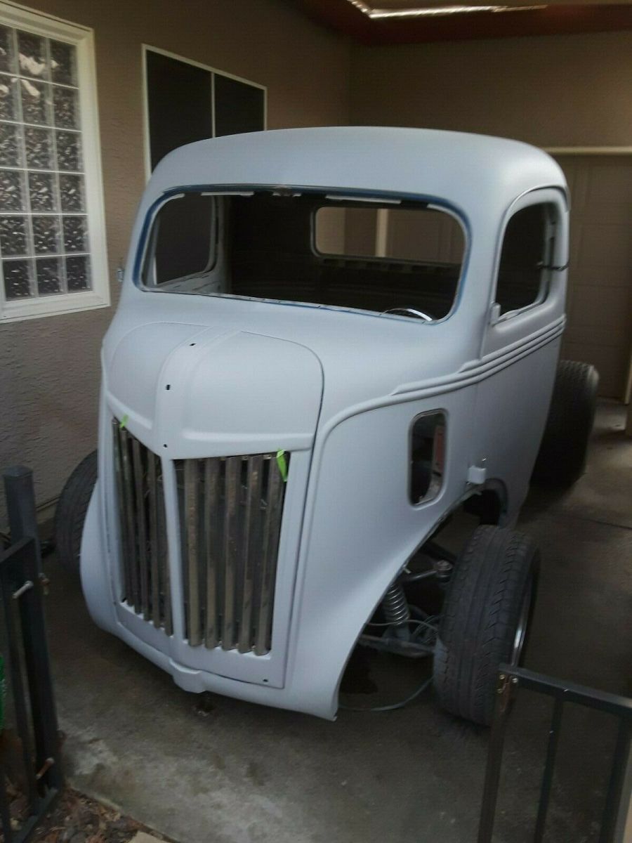 1946 ford cabover coe custom hot rod project 1 of a kind. 80% complete. amazing!