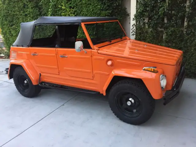 1973 vw type 181 thing: unmolested! no rust! weekly driver! no reserve !!