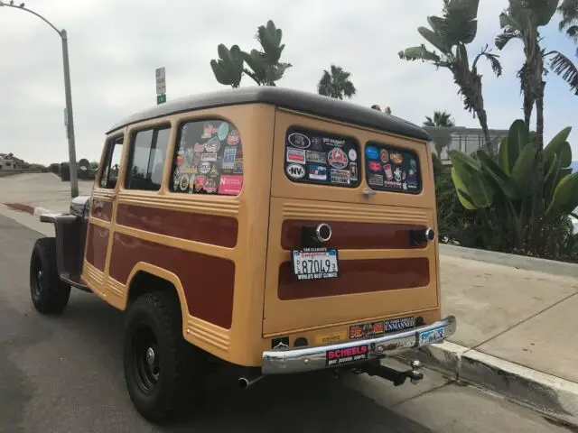 1951 willys overland 4x4 woody wagon restored ~ updated v6