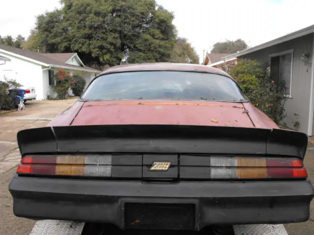1980 chevy camaro z-28 project california rust free!