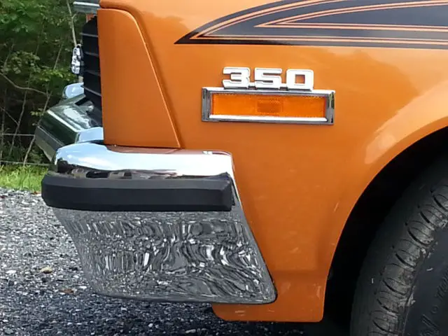 classic chevy nova ss 4-speed new rebuilt 350 orange / black stripes