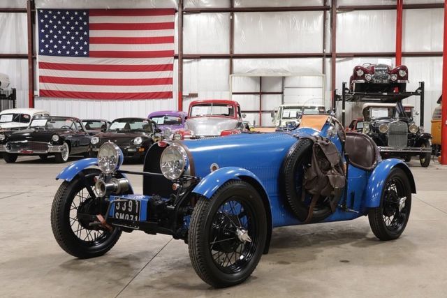 1925 bugatti type 35a roadster 12 miles french racing blue roadster 4cyl 4-spee