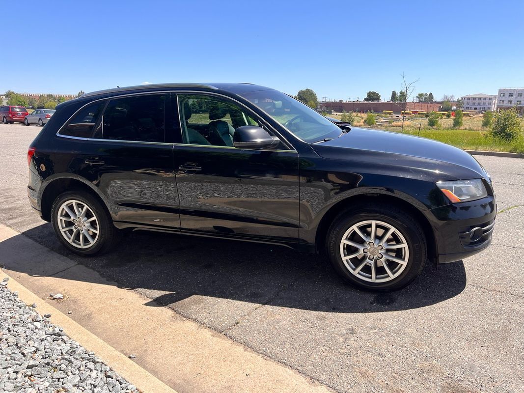 2012 audi q5 2.0t quattro premium plus black on black with all