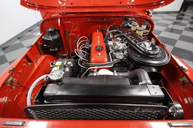 1972 toyota fj40 land cruiser 35381 miles red suv 3.8l f inline 6 3 speed manual