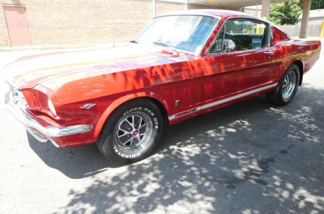 1965 mustang fastback v8 auto, ps, gt clone , styled steel wheels, very sharp