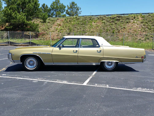 1969 buick electra 40105 miles gold/cream