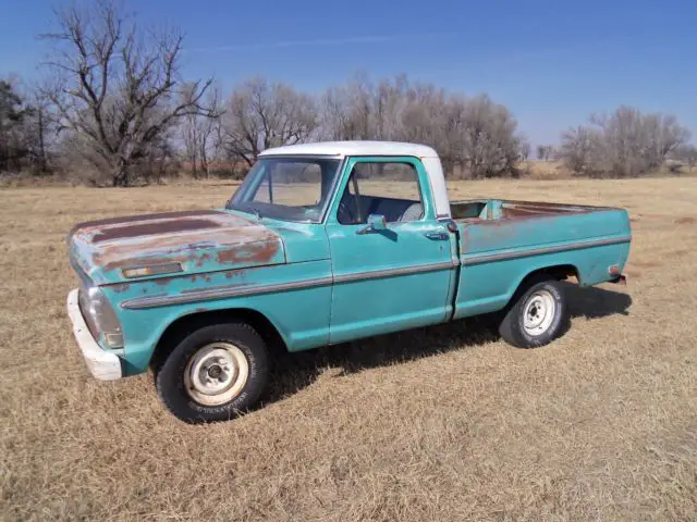 1968 ford f100 pickup patina shop truck short bed swb