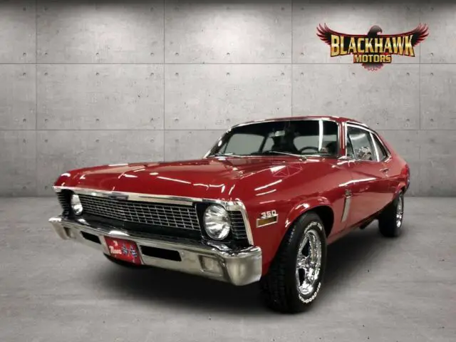 1970 chevrolet nova ss tribute 0 red coupe 355 v8 crate automatic