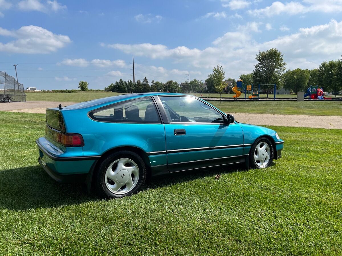 1991 honda civic coupe green fwd manual crx si