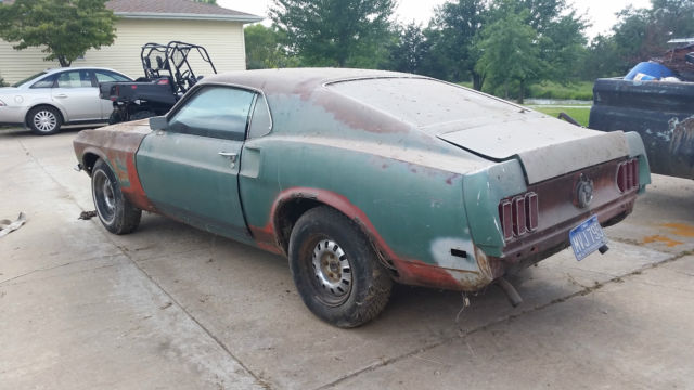 1969 mustang gt fastback q code 428 car