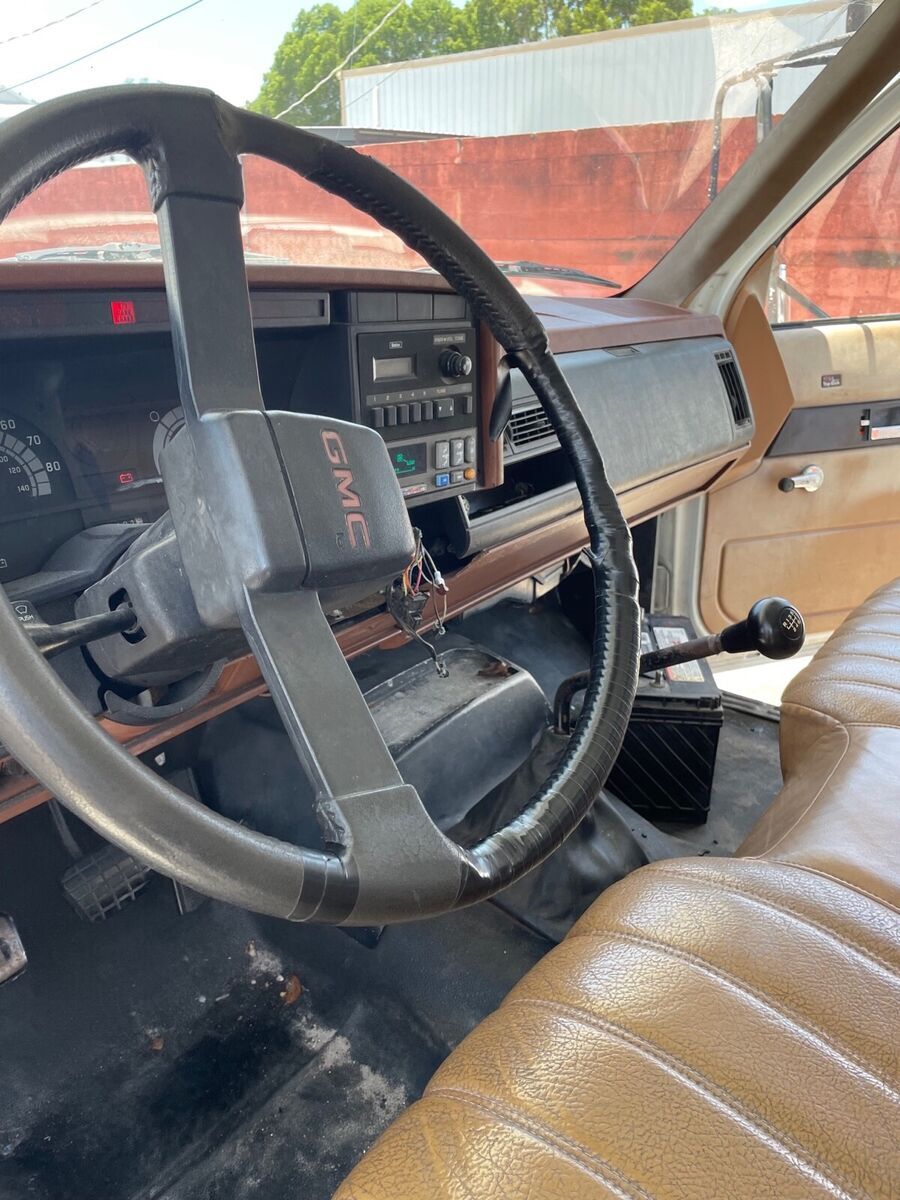 1993 gmc c7000 topkick white c7h042