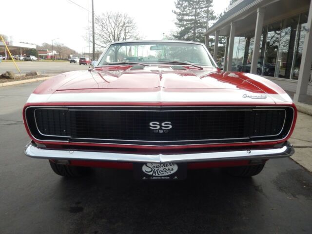1967 chevrolet camaro rs/ss convertible bolero red match#s 350