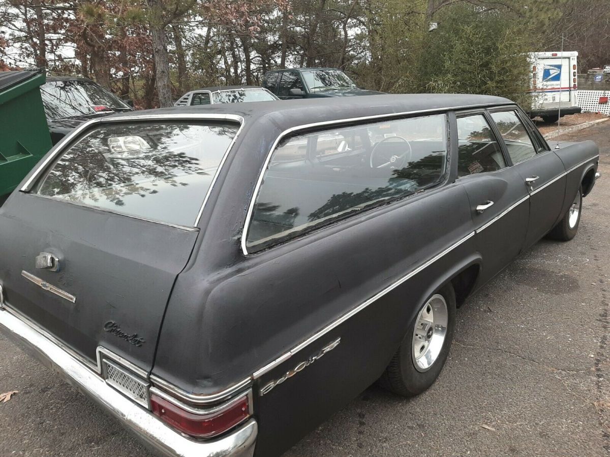 1966 chevrolet belair station wagon numbers matching 283 at power glide 66