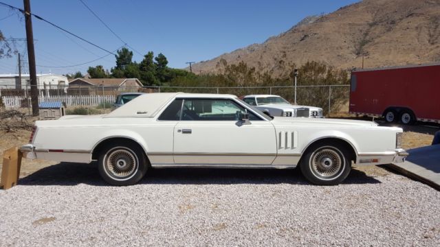 1979 lincoln continental mark v collector series "25" original miles