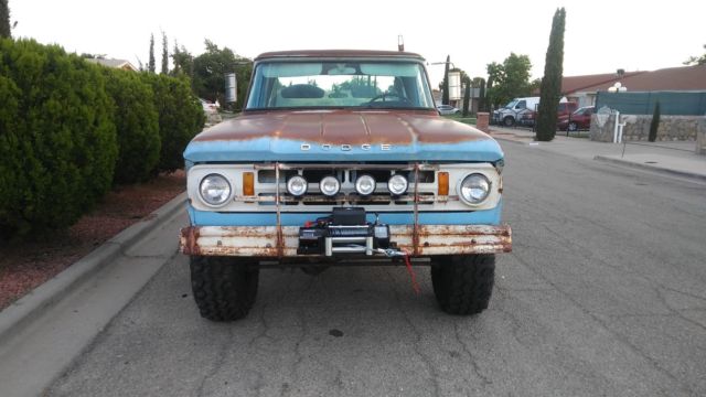 1968 dodge power wagon 4x4 rat rod, farm truck