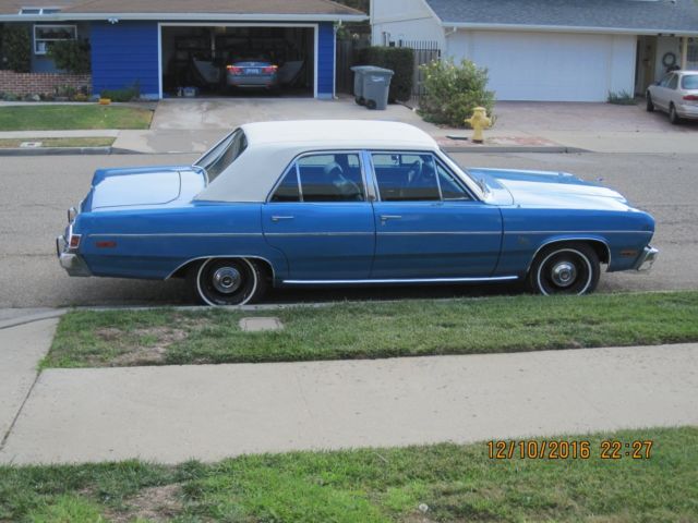 1975 plymouth valiant custom 1 owner 97403 original miles