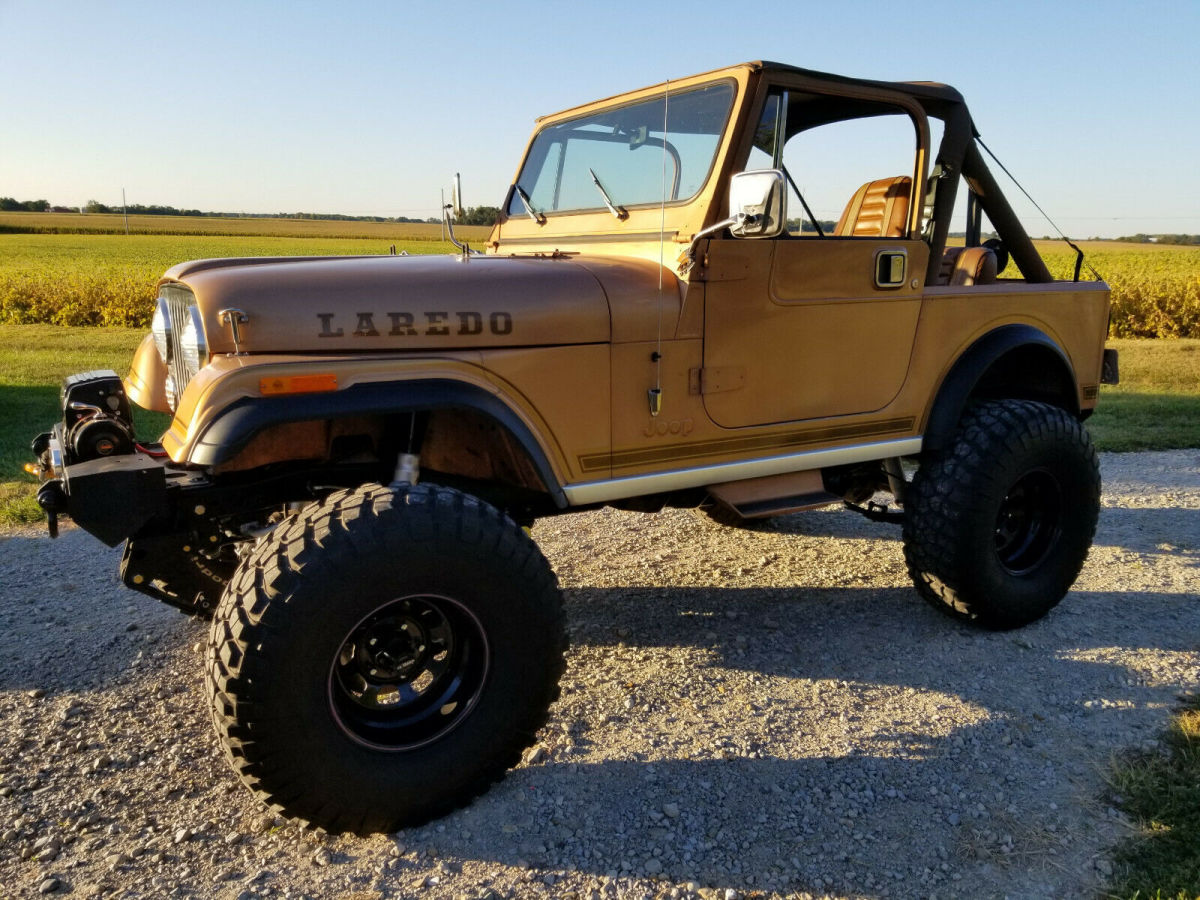 1984 jeep wrangler cj7 larado, rust free california vehicle, fuel injected