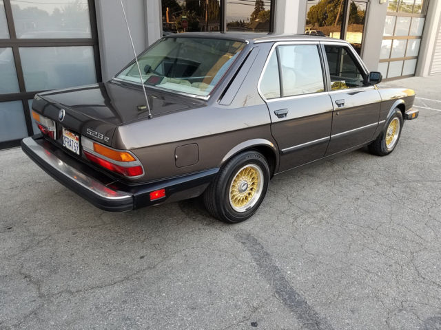 rare 1988 bmw 528e automatic! 99,9% rust-free last year classic california e28!
