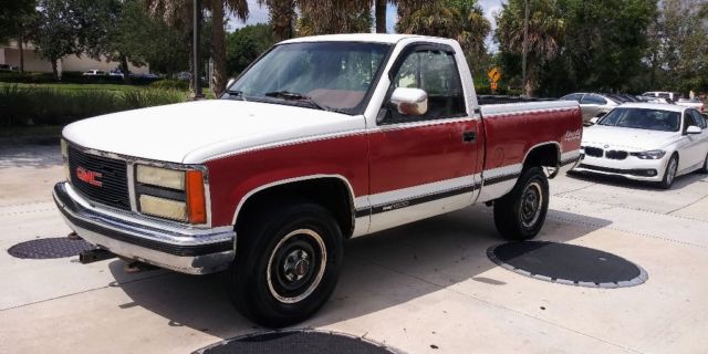 1991 gmc sierra 1500 slx 4x4 5.7l v8 single cab short bed