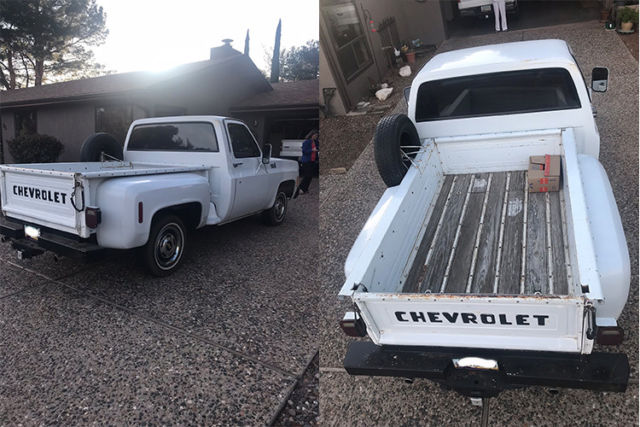 1978 chevy c10 short bed step side pickup truck