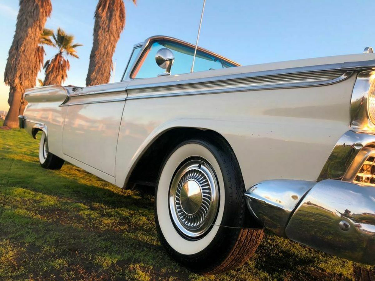 1959 ford sunliner galaxie 500 convertible survivor car california barn find
