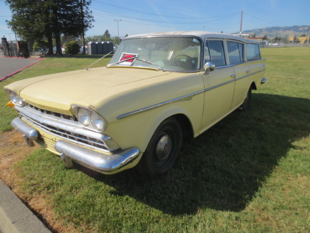 60 1960 rambler super cross country station wagon california car