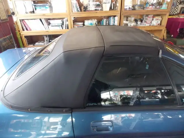 1990 mazda rx 7 convertible, blue/blue leather, great driving car