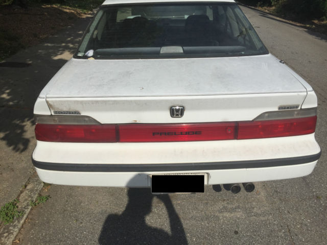 1991 honda prelude 2.0 si coupe 2-door 2.0l jdm b20a white as is