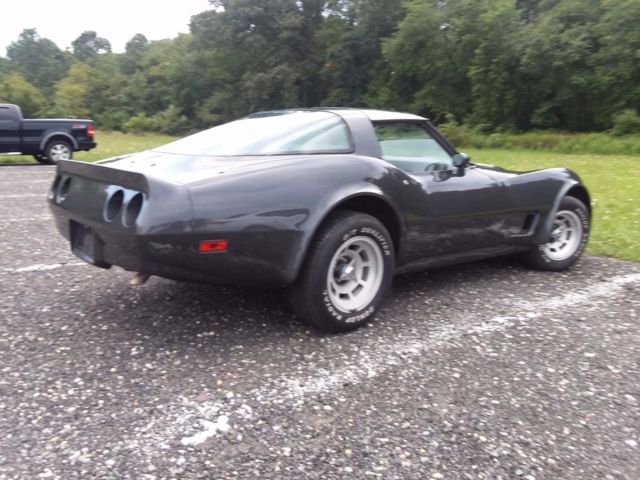 1981 chevrolet corvette rare 350 4spd silver interior